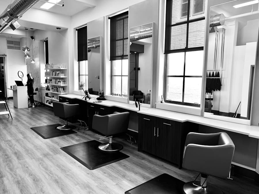 Photographie de démonstration : Salon de coiffure